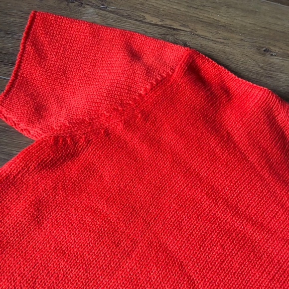 PRADA-AUTHENTIC NWT Red Short Sleeve Sweater - Picture 5 of 16